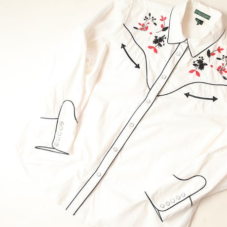 Beads embroidery Shirt