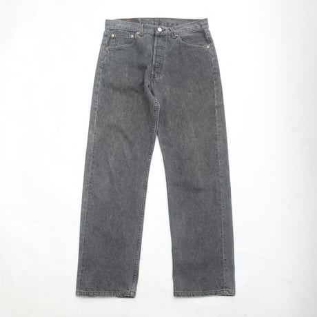 90s Levi's 501 "Yarn-dyed" Black Denim Pants
