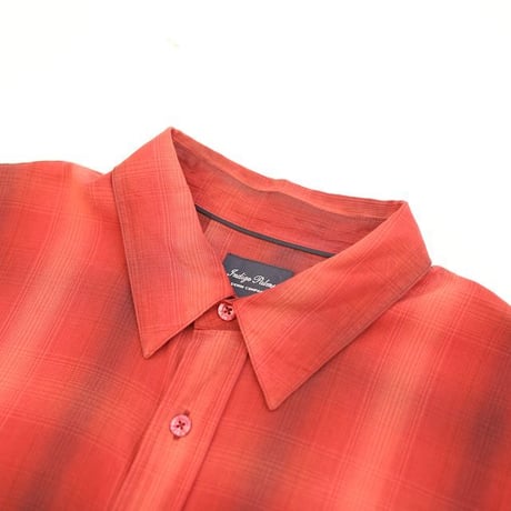 Polynosic Rayon Ombre Check L/S Shirt