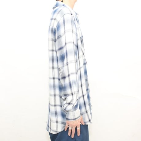 Rayon Checked Pattern Shirt
