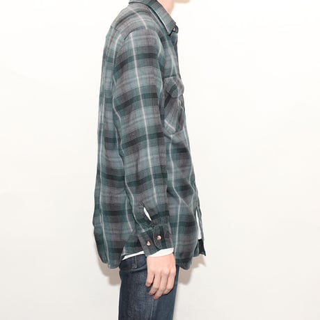 Ombre Check Acrylic L/S Shirt