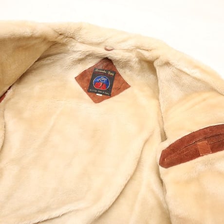 Suede Leather Boa Jacket