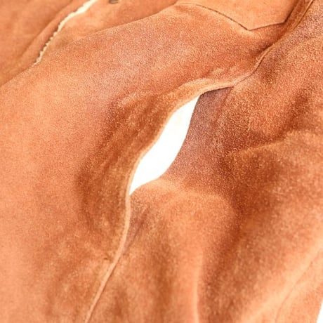 Suede Leather Shearing Coat