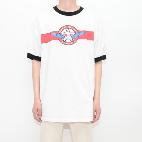 Vintage Ringer T-Shirt "Rock Across America"
