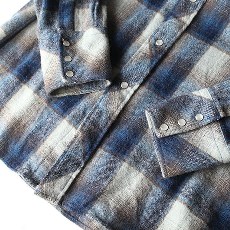 70s Wool Western L/S Shirt