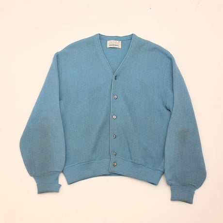 70's Arnold Palmer Alpaca × Wool Knit Cardigan