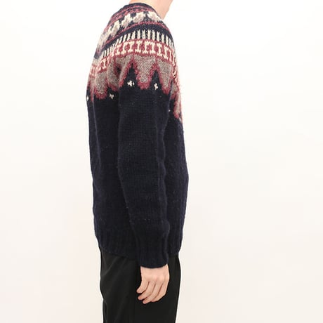 Wool Rich Vintage Nordic  Wool Sweater