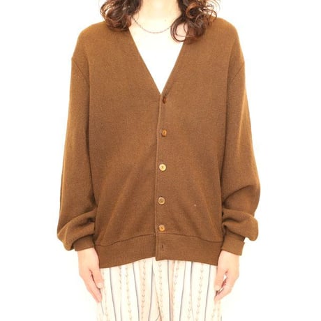 70's Arnold Palmer Virgin Wool Knit Cardigan