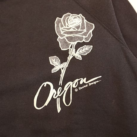 80's Hanes 'Rose' Print Sweat Shirt