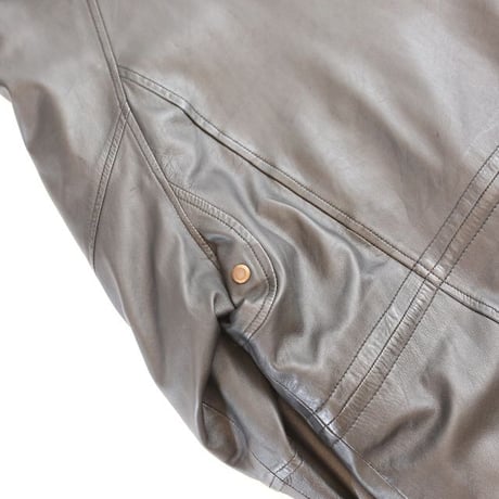 Black Lamb Leather Coat MADE IN ITALY
