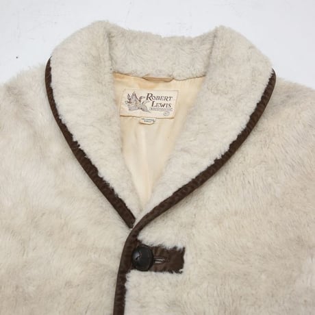 60's ROBERT LEWIS Fake Fur Coat