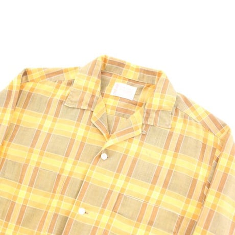 60's TOWN CRAFT Open Collar L/S Shirt