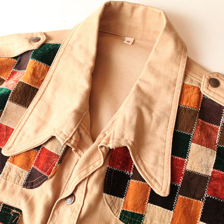 Patchwork Shirt Jacket