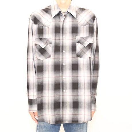 ELY Ombre Checked Western L/S Shirt