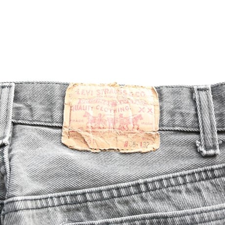Levi's 501 Black Denim Pants MADE IN USA