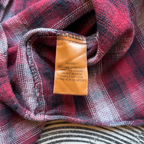 St. John's Bay Ombre Plaid Cotton Flannel Shirt