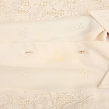 1970s Hand Embroidered 100% Pure Silk Shirt