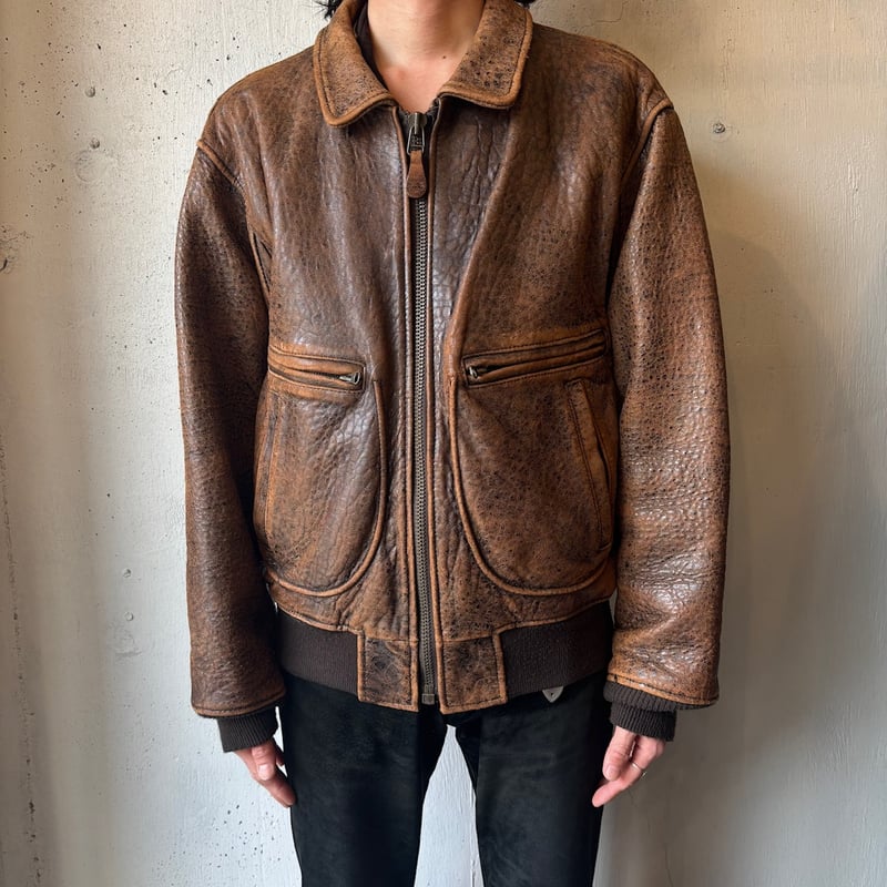 AVIREX Flight Leather Jacket Type G-2 | Strato