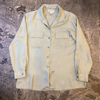 Open Collar Silk L/S Shirt