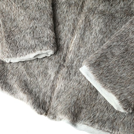 Fake Fur Reversible Hoodie