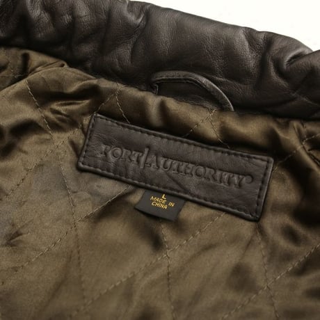 Black Leather Jacket Loose Silhouette