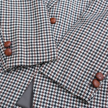 Hound's Tooth Pattern 2Pcs Set Up MADE IN ENGLAND