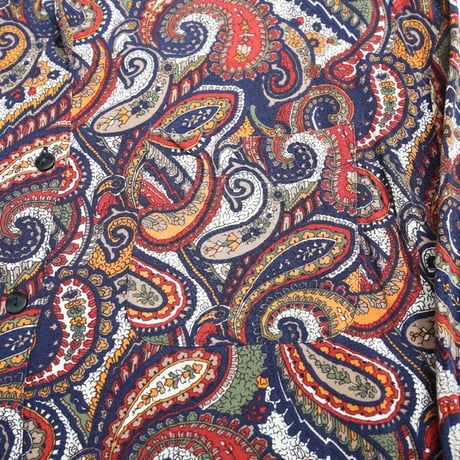 Paisley Pattern Rayon L/S Shirt