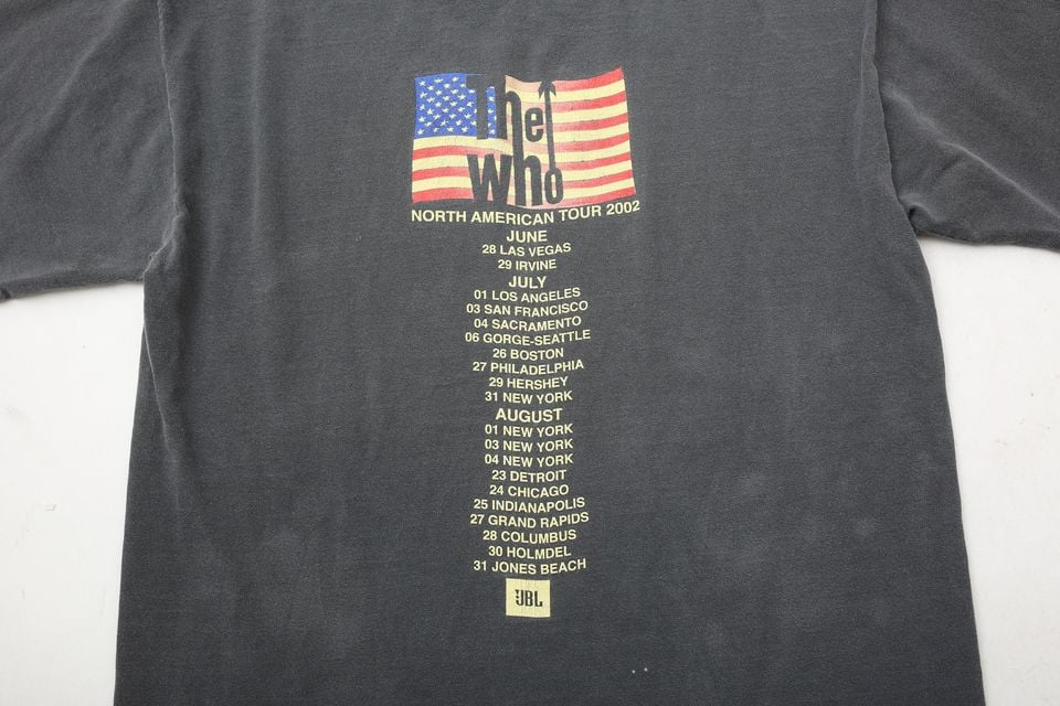 2002 The Who North American Tour T-Shirt | Strato