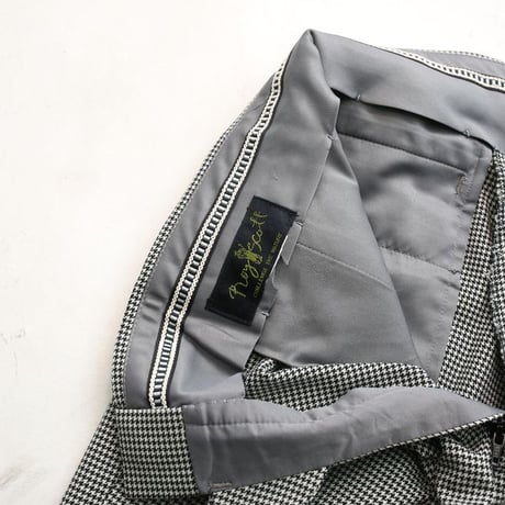 1Tuc Plaid Slacks