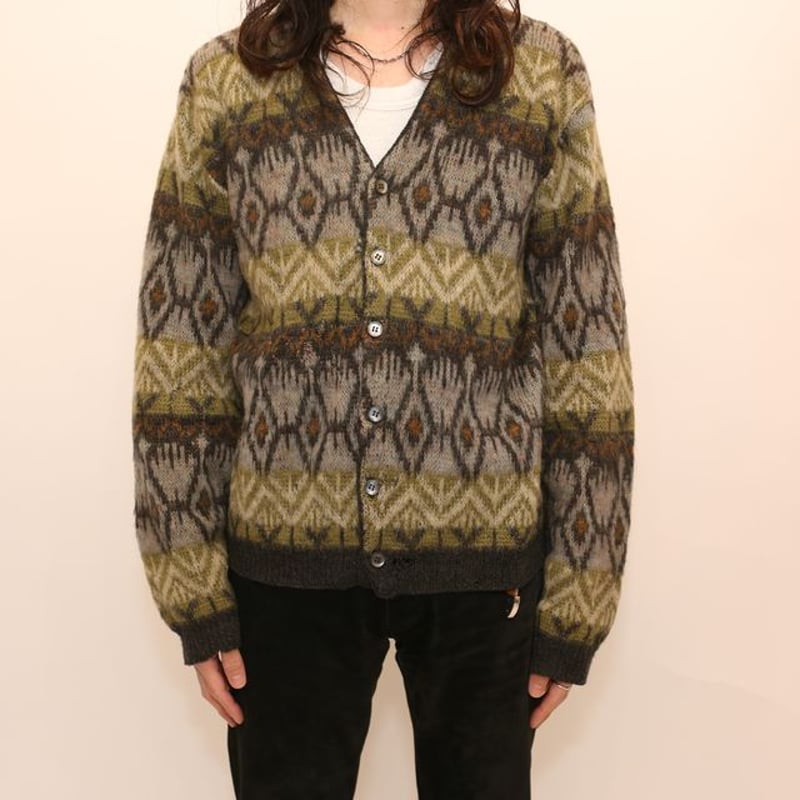 60's Vintage Mohair Knit Cardigan | Strato