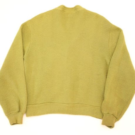 60's Sears Knit × Lambskin Suede Cardigan