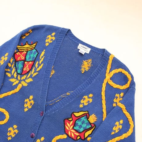 Hand Knitted Ramie × Cotton Knit Cardigan