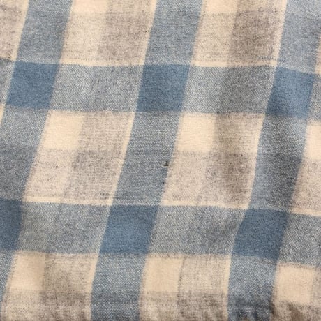 60s Wool Plaid Loop Shirt