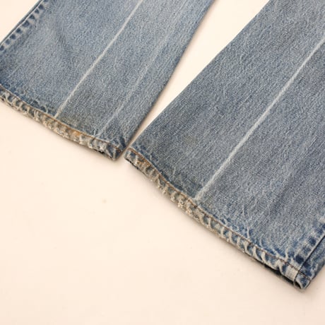 70's Levi's 646  Damaged Flare Denim Pants