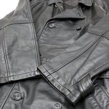 Black Leather Coat