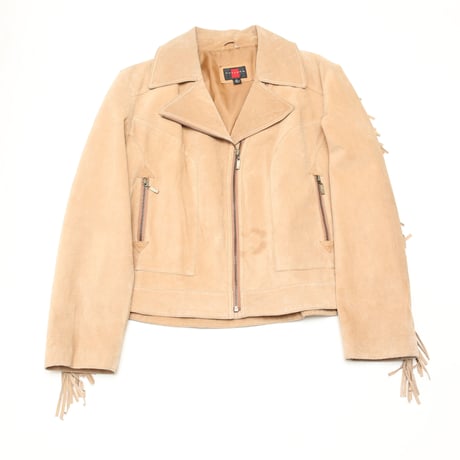 Suede Fringe Leather Jacket