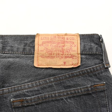 80s Levi's 501-0658 Black Denim Pants