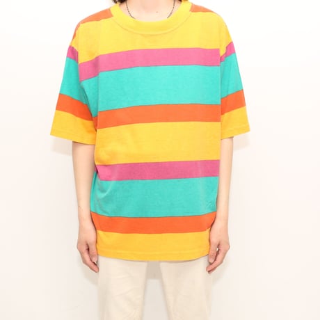 Vintage Multi Border T-Shirt