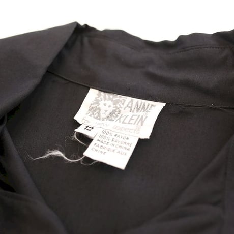 Black Rayon L/S Shirt