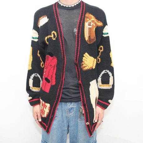 The Eagle's Eyes Hand Knitting Cardigan