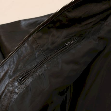 A-2 Type Black Leather Jacket