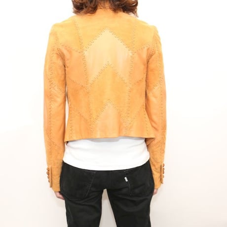 Patchwork Leather Jacket