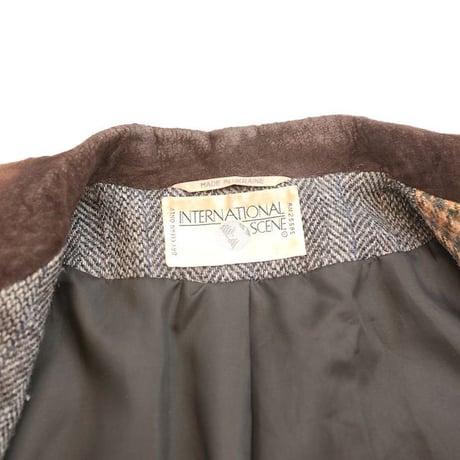 International Scene Patchwork Tailored Jacket