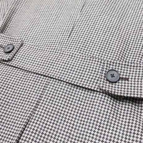 Hound's Tooth Wool Coat