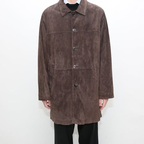 Eddie Bauer Suede Leather Coat