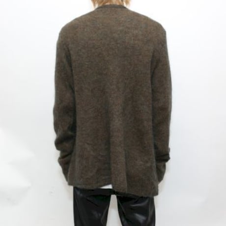 Mohair Blend Knit Cardigan