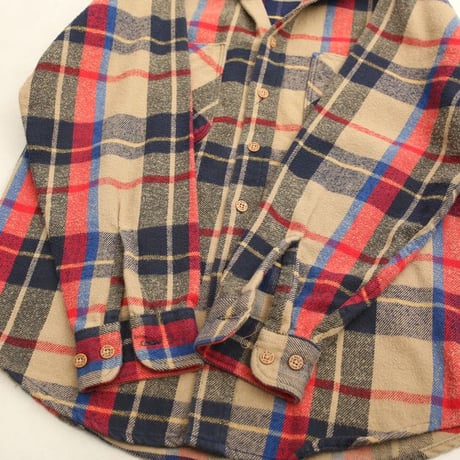80s BIG MAC Cotton Flannel Plaid Shirt