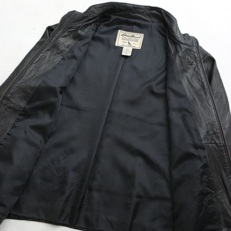Eddie Bauer Black Lamb Leather Jacket