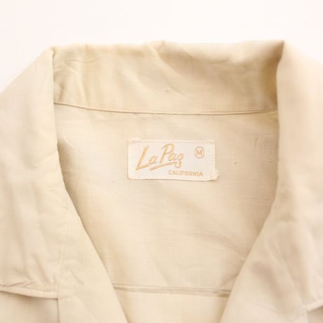 60's La Paz California Open Collar S/S Shirt