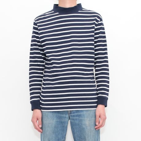 L.L.Bean Mokneck Border L/S T-Shirt